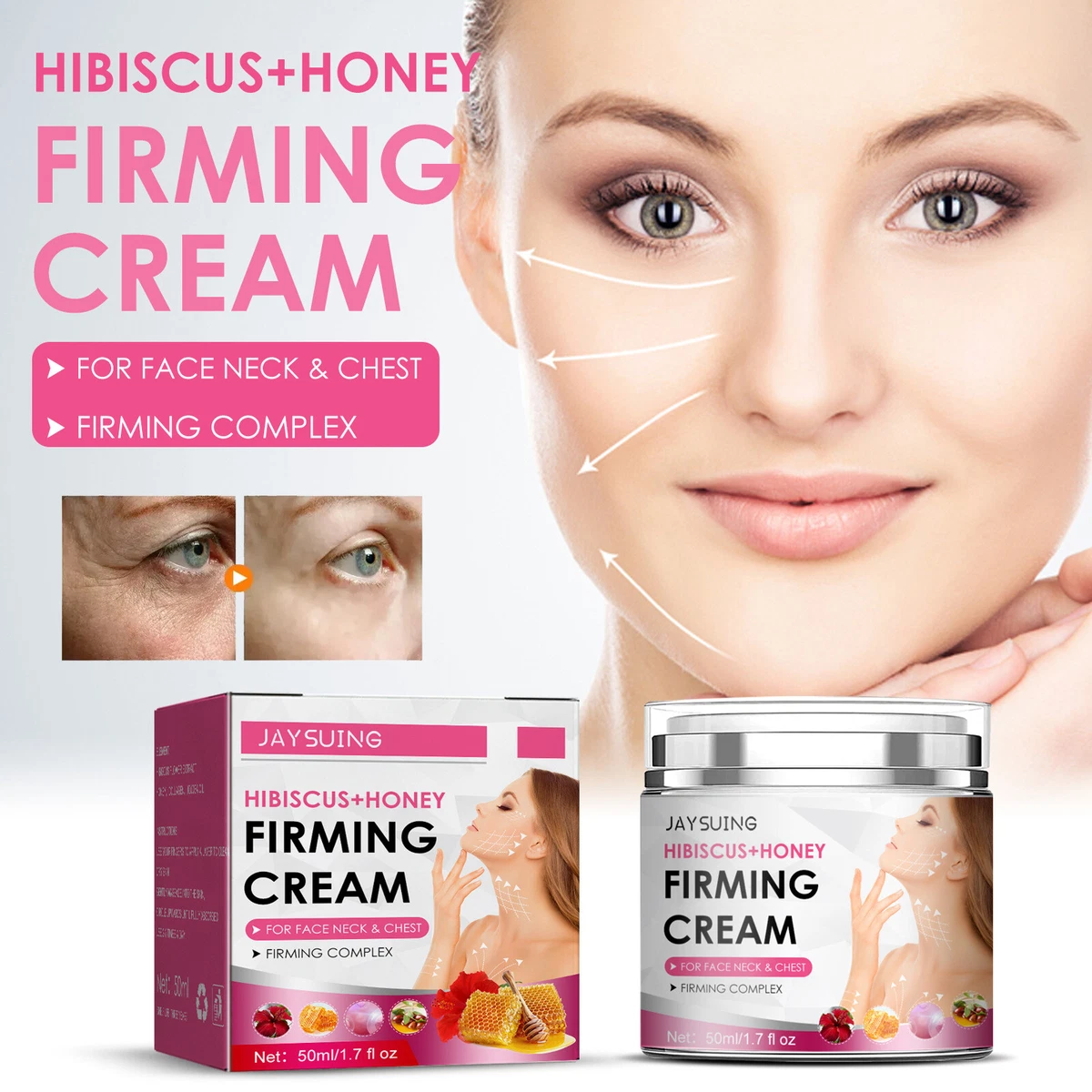 Hibiscus and sale honey firming cream