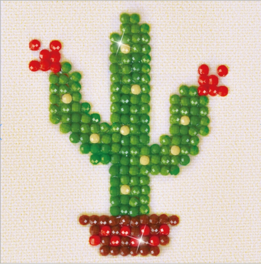 Rhinestone Painting Kit Cactus Texas 