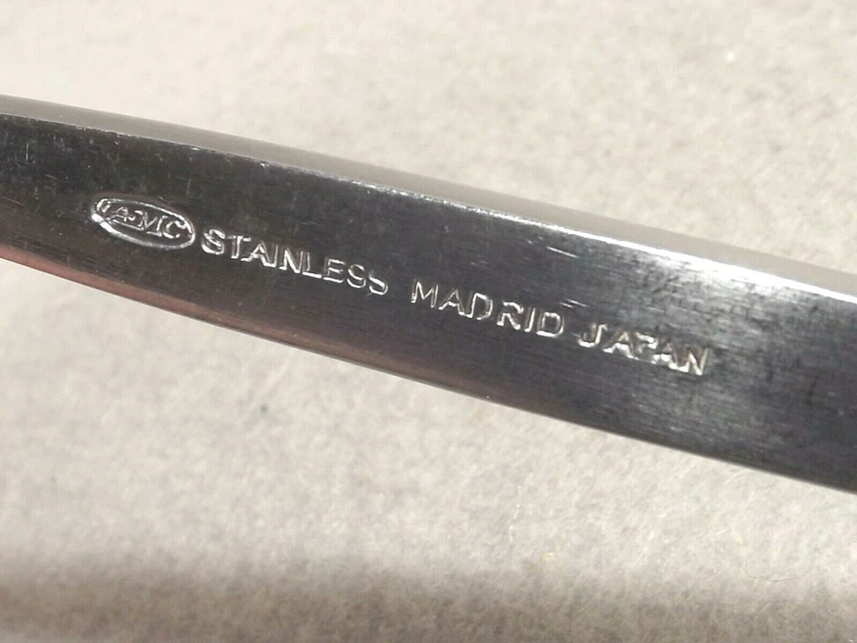 AMC Madrid Acero Inoxidable Lote Mixto de 5 Cucharas para Servir Japón Cuchillo Mantequilla Cuchara Sopa Foto 3 de 4