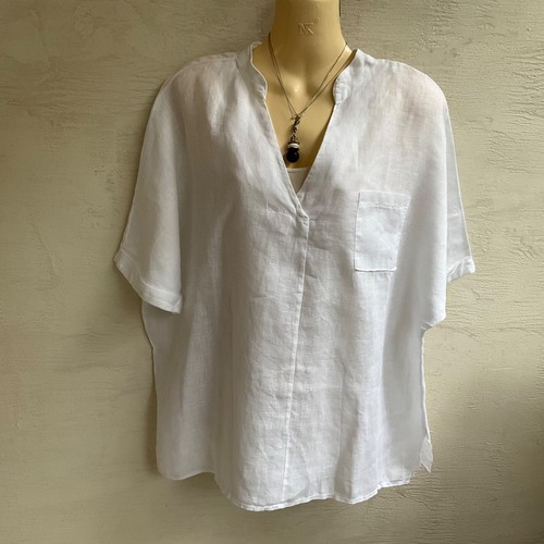The White Company white linen shirt size UK14 eBay