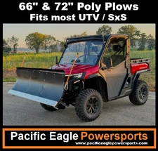 2006-2013 Yamaha Rhino 66" Snow Plow Kit with a Poly Plow Blade