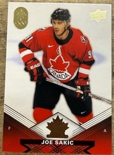 *NEW* 2025-2026 UD Tim Hortons Team Canada Joe Sakic  #81 Team Canada