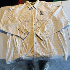 Vintage Cabelas Shirt Men Xl Chamois Flannel Duck Hunting Speckle Made In Usa Vintage Cabelas Shirt Men Xl Chamois Flannel Duck Hunting Speckle Made In Usa
