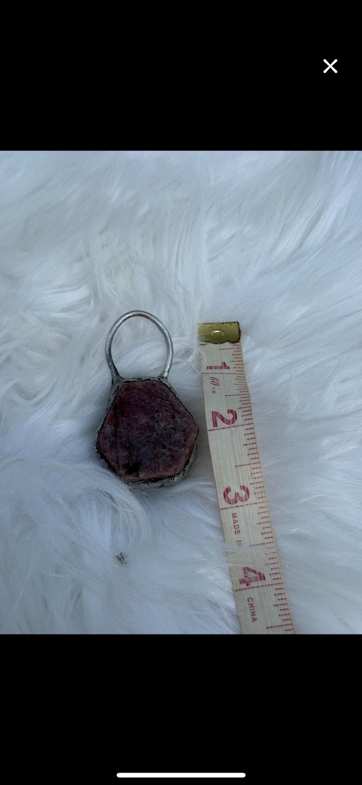 Large UV Reactive Record Keeper Ruby Pendant Soft… - image 3