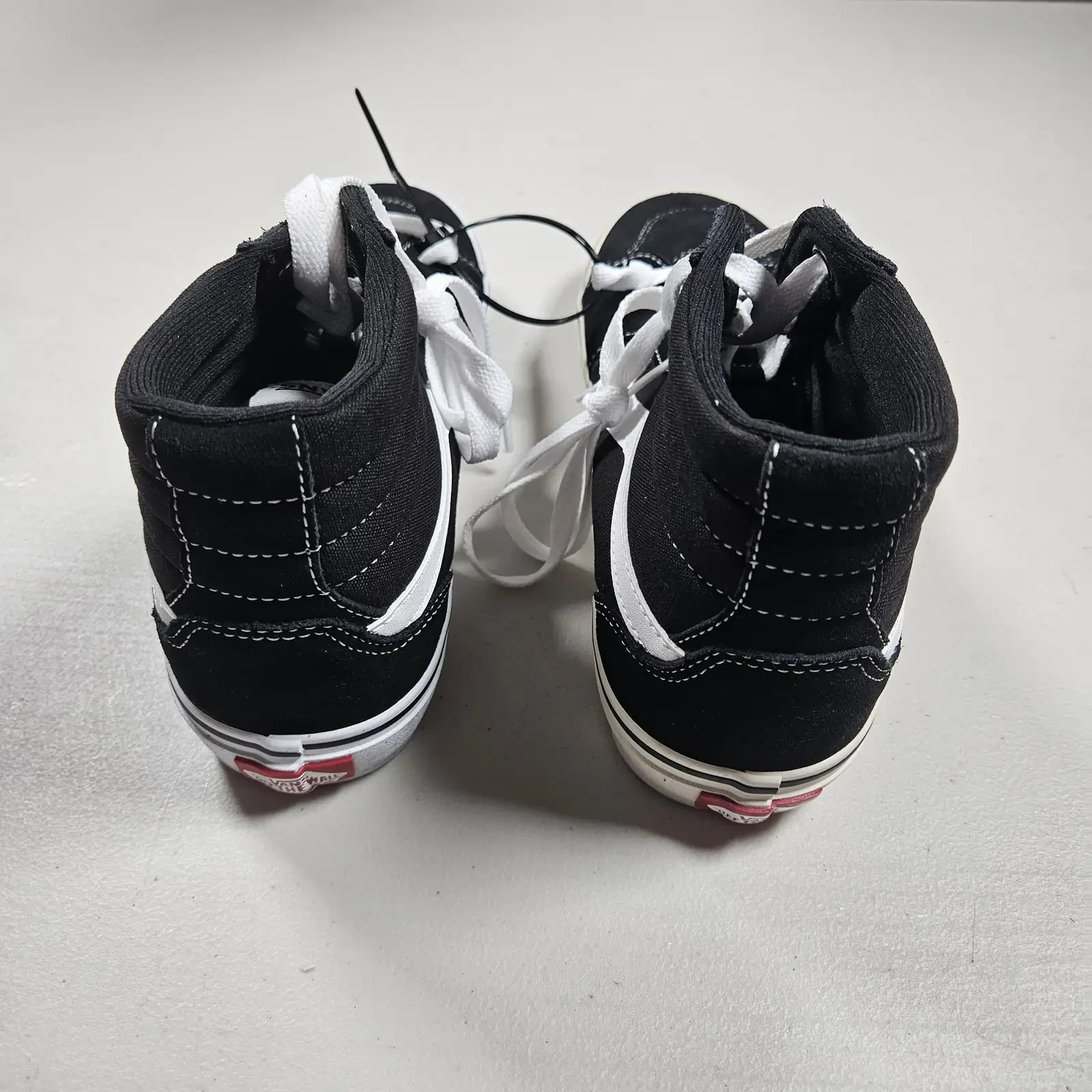 Vans Filmore Hi Womens UK 6 EU 39 Black White High Top Skate Trainers Shoes image 5