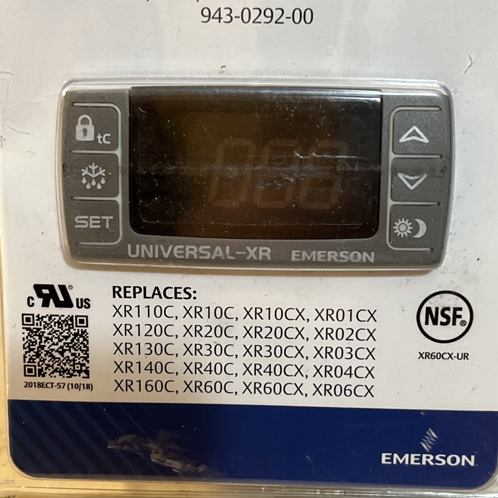 Dixell XR60CX-5N1F1-UR Emerson Universal Temperature Controller NEW Open Box