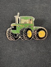 JOHN DEERE 4WD ENAMEL LAPEL HAT PIN FARM TRACTOR MATCO AGRICULTURE VINTAGE OLD