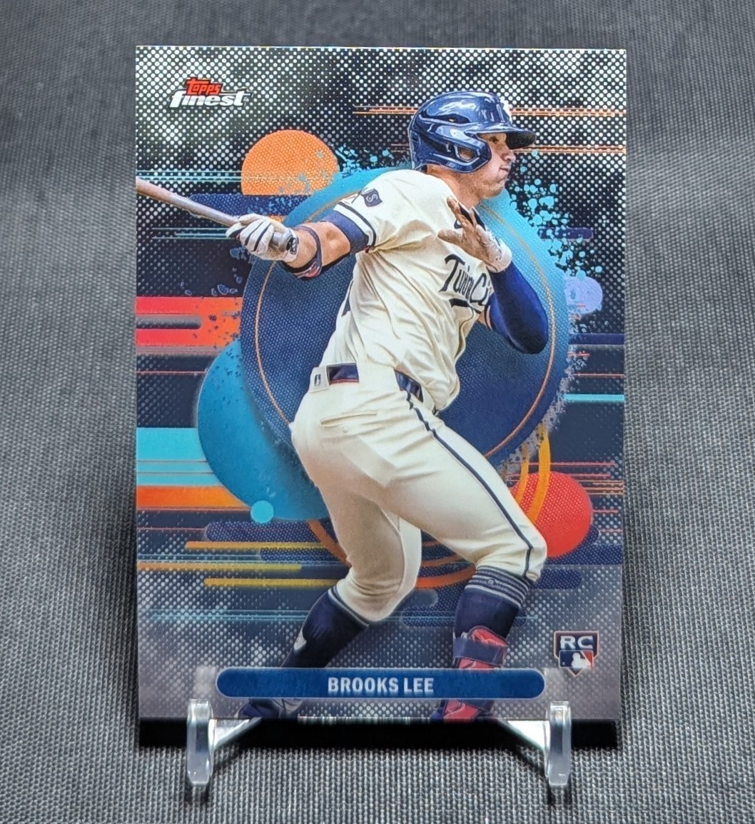 Brooks Lee Uncommon Rookie RC 2025 Topps Finest Chrome Card #163 Minnesota Twins