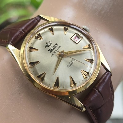 Vintage WATEX men's automatic watch Date ETA 2472 25Jewels swiss made 1960s