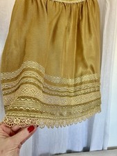 Vintage Cynthia Steffe Silk Skirt Gold Bronze