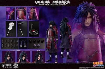 Original Rocket Toys Uchiha Madara 1/6 Action Figure 12'' Collection Movable Eye