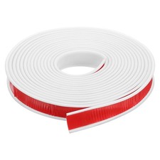 U-Shape Edge Banding, 16.4ft TPE Flexible Furniture Edge Protector 20mm, White 