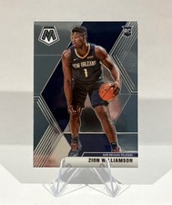 Zion Williamson 2019-20 Panini Mosaic Base Rookie Card #209