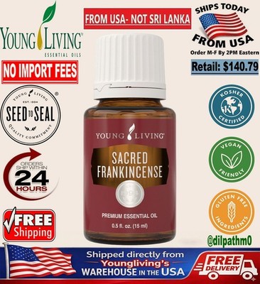 Young Living Sacred Frankincense Essential Oil 15ml - New&Sealed!  US Seller 
