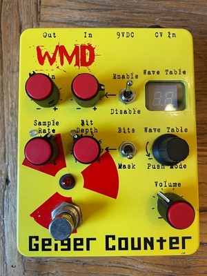 WMD Geiger Counter Distortion Pedal BASS MOD - USED 