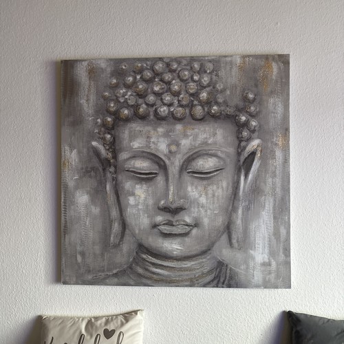 Buddha Bild Groß Einzigartig Mit Blattgold | eBay.de
