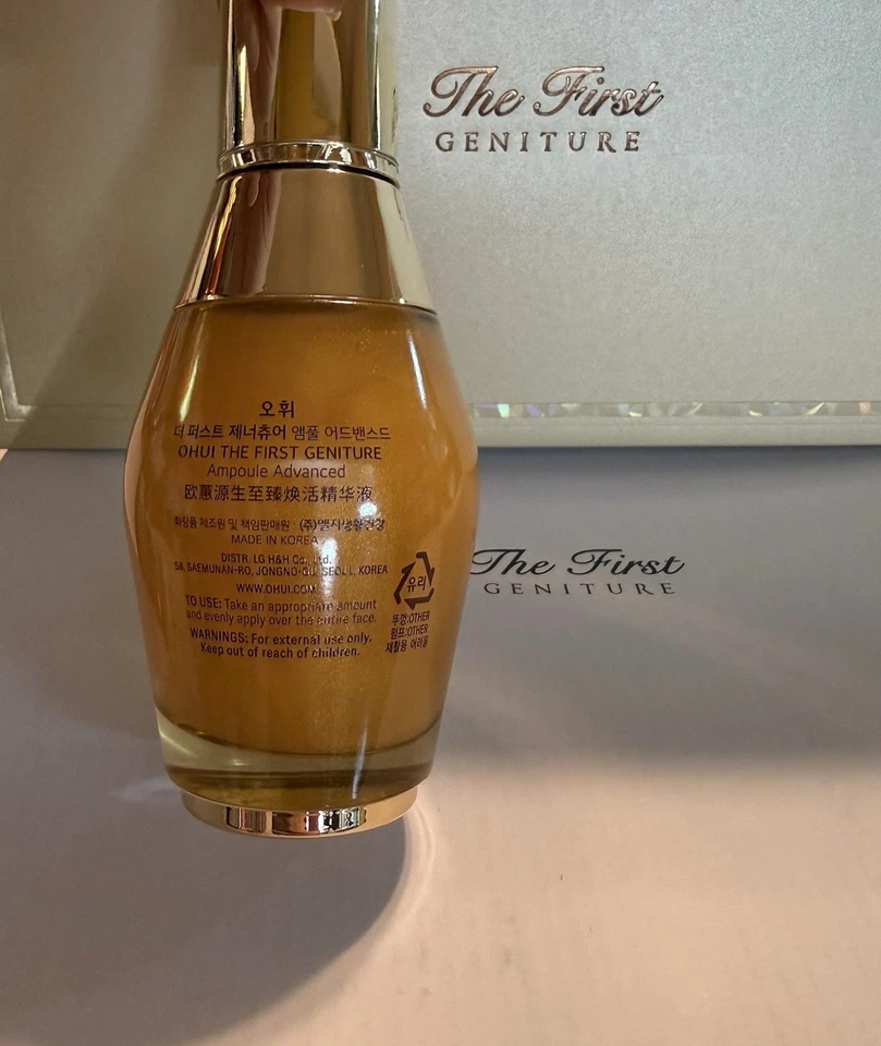OHUI THE FIRST GENITURE AMPOULE ADVANCED 80ml Jumbo Size K-beauty. New No Boxes - Image 3 of 4