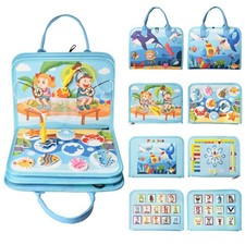 Achiyway Busy Board per Bambini Giochi Montessori 1-4 Anni Giocattoli Educativi