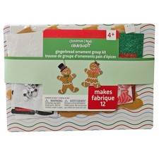 Creatology Christmas Gingerbread Ornament Group Kit Makes 12 Kids Crafts