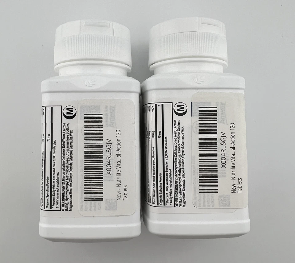 Nutrilite - Vitamina B Doble Acción - Energía y Fatiga - 120 Comprimidos Cada uno (2 Unidades) Foto 2 de 4