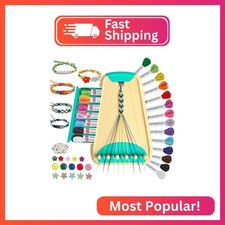 Maynacs Friendship Bracelet Making Kit for Girls 8-12, 28 Pre-Cut Threads