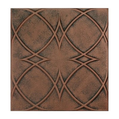 A La Maison Ceilings R82 Circles and Stars Foam Glue-up Ceiling Tiles 48 Pack