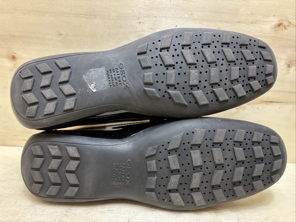 GEOX DAMENSCHUHE SLIPPER LOAFER MOKASSIN Gr:39 UK:6 SCHWARZ - Bild 4 von 4