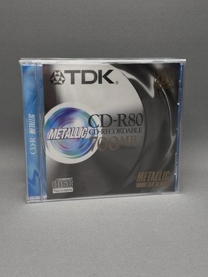 5 x TDK CD-R80 Metallic Disc 700 MB 80 min. CD Rohling 48x Multi Speed NEU OVP