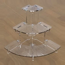 Acrylic Riser Display Shelf for Amiibo Funko POP Figures Perfume & Cologne