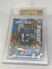 2015 National Conven  Cracked Ice /25 Devin Funchess Rookie RC BGS 9.5/10 POP 1