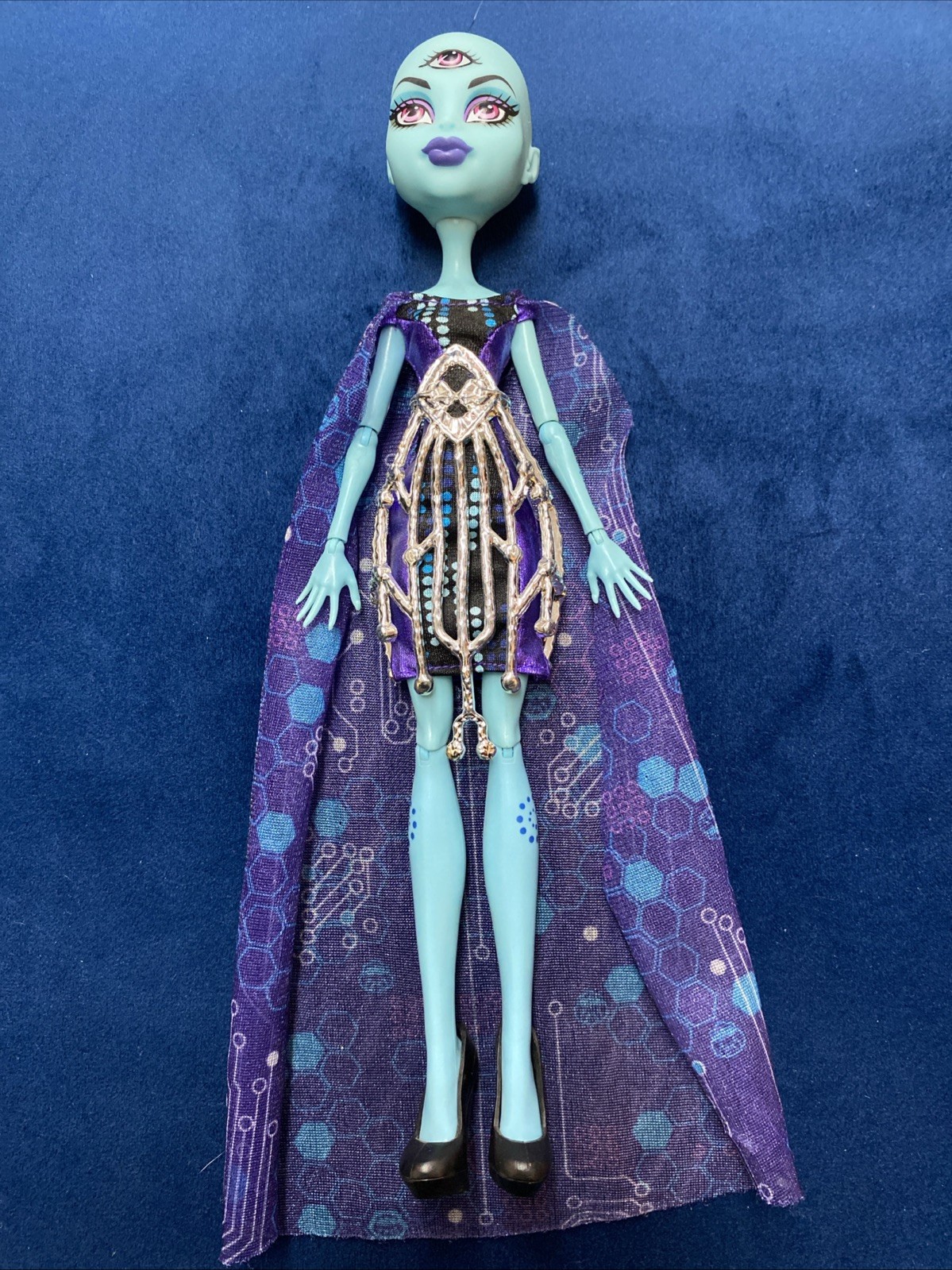 Monster High 3 Eyed Ghoul Doll Create A Monster Rare 2011 Mattel