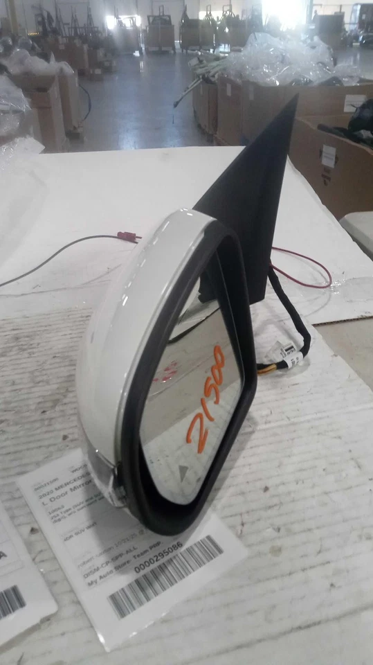 2020 Mercedes-Benz GLC-Class Left Door Mirror Assembly White 627734 59K Miles - Imagem 2 de 4