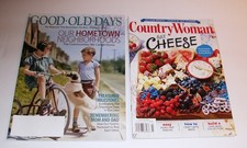 2 Country Woman & Good Old Days magazines--June/July 2022---May/June 2024