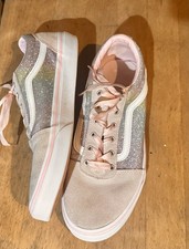 VANS Missy Old Skool Women's Size 6 Pink/Glitter Sneakers
