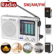 AM/FM/SW Portable Radio Operated for Indoor, Outdoor Emergency Use Radio