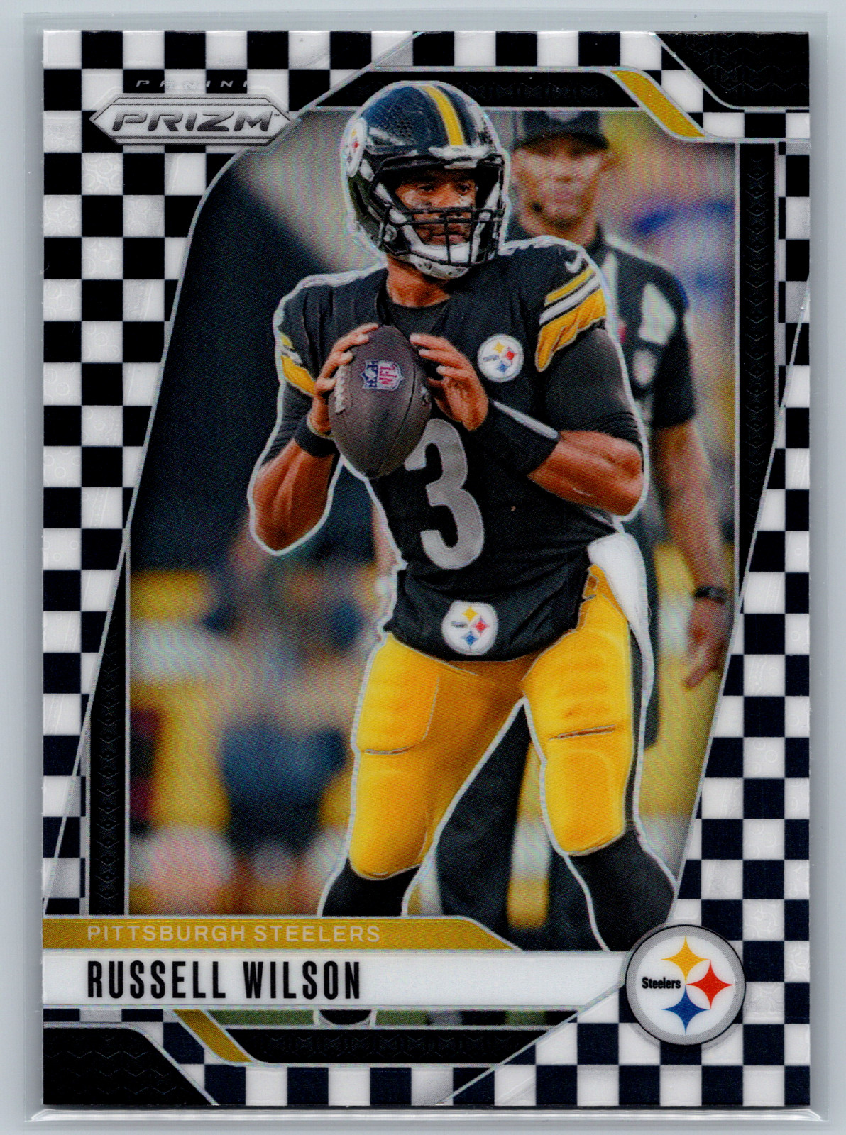 2024 Panini Prizm RUSSELL WILSON Black/White Checkerboard #240