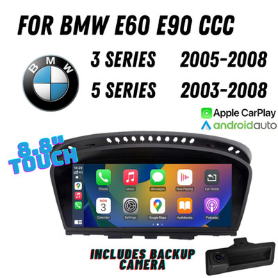 PEMP Wireless Carplay 8.8'' Linux Touch for BMW E60 E90 CCC 2004-2010 w/ Back Cam