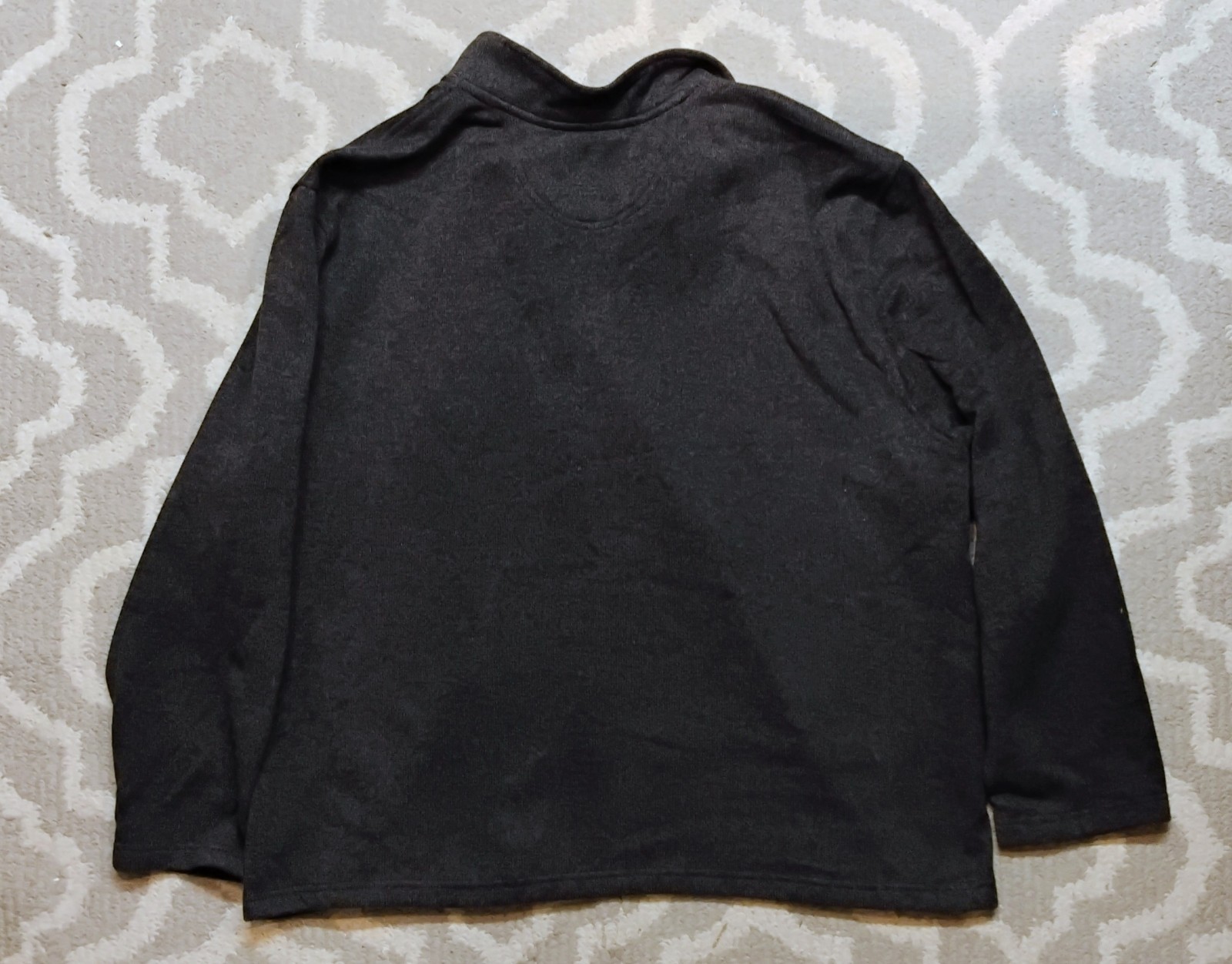 Izod Men's Windbreaker Jacket Black 1/4 Zip Size 2XL Golf Performance thumbnail 4