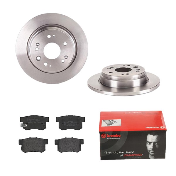 Brembo Bremsscheiben Ø282Mm + BremsbelÄGe Hinten FÜR Honda FR-5 Be Stream Rn-image