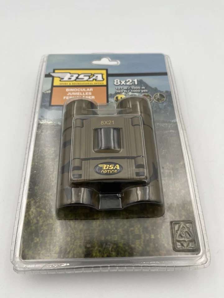 BSA 8x21 Binoculars With Case - Ref 5524-1-A - Image 2 of 3