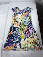 Jams World Made in Hawaii Women's Size S Shift Dress 100% rayon