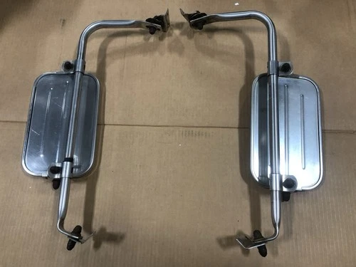 67-72 & 73-79 Ford Truck Factory J.R. West Coast Stainless Steel Mirror Set