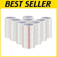 Extra Strong Clear Packing Tape - 36 Rolls, 60 Yards Each for Efficient Sealing