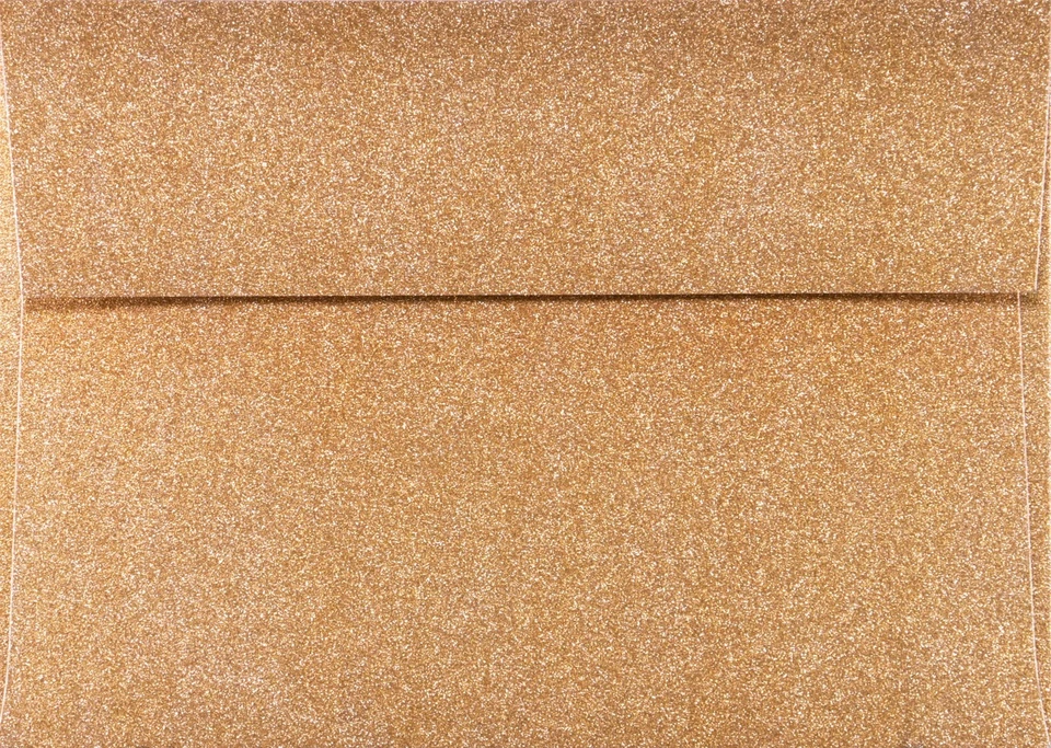 Sobres de invitación LUXPaper A7 | Pelar y presionar | 5 1/4" x 7 1/4" | Oro rosa... Foto 2 de 4