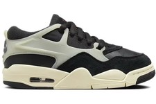 New Nike Air Jordan 4 RM GS Black Gym Red Sail Youth 4.5Y FQ7938-006