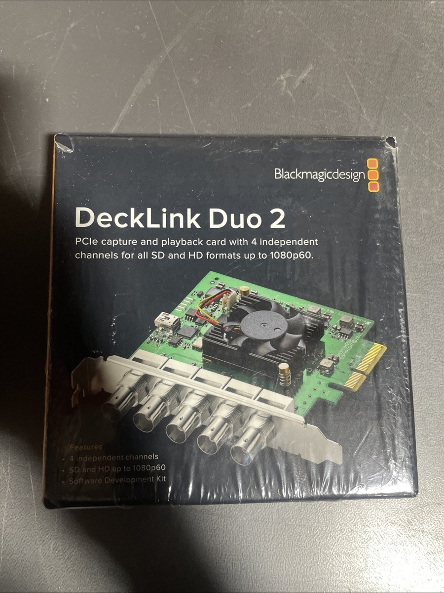 Blackmagic Design DeckLink Duo 2 4 Lane SDI Playback and Capture