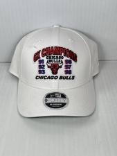 New Era 9FORTY Chicago Bulls 6x Champions M-Crown Adjustable Hat Cap OSFM