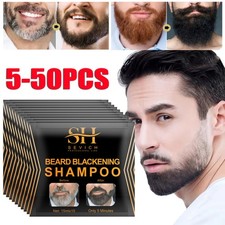 Sevich Men s Beard Mustache Dye Tint Blackening Colour Shampoo Beard Shampoo
