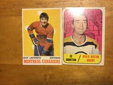 Guy Lapointe & Claude Larose 2 hockey card
