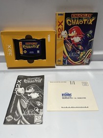 Knuckles Chaotix Sega 32X | CIB | Tested & Working | Very Good Condition